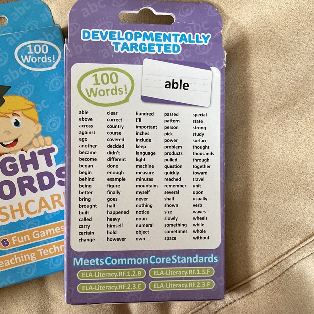 Flashcards - Picture 7 of 11